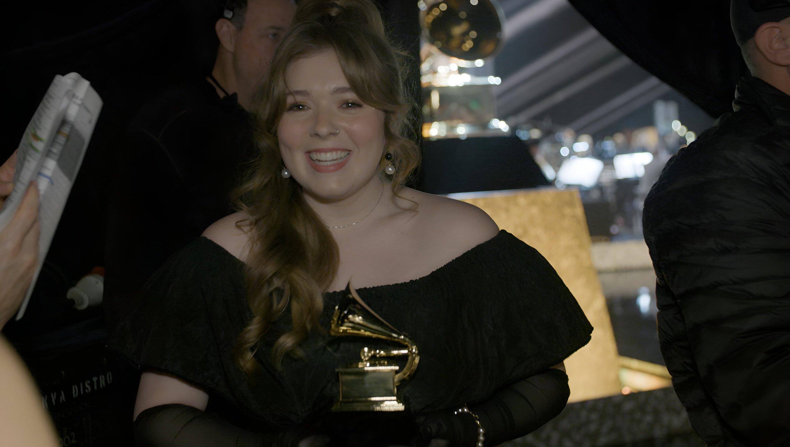 I was A Trophy Holder At The 2024 GRAMMYs